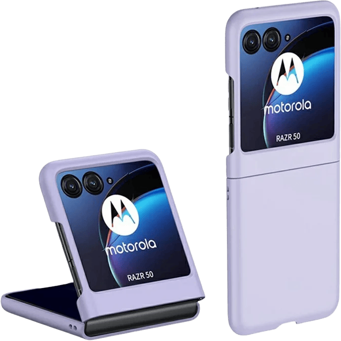 CaseBody Motorola Razr 60 Slim-Fit Beschermhoesje Paars