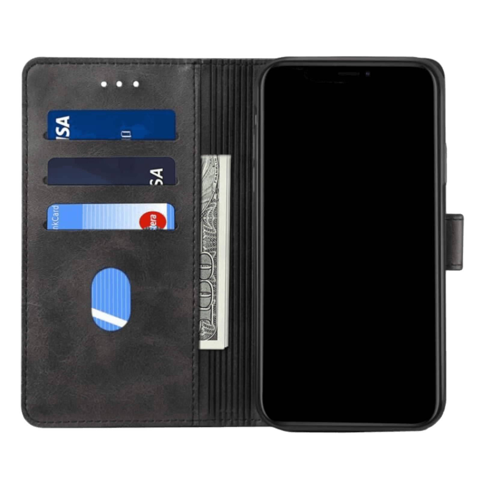 Gussim Samsung Galaxy S20 Ultra Booktype Beschermhoes Zwart