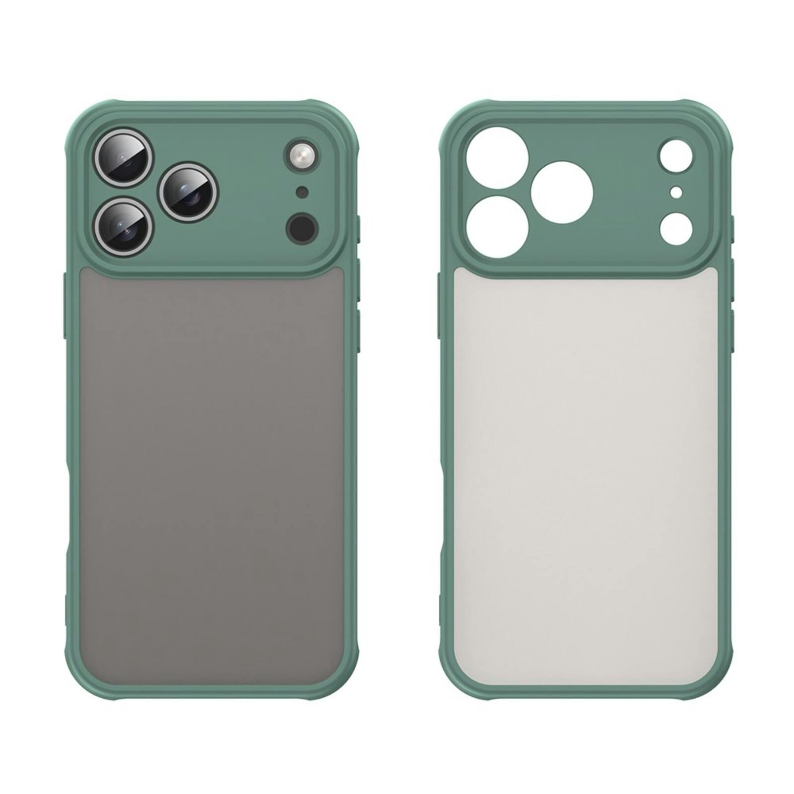 Mocaa Apple iPhone 17 Pro Slim Anti-Shock Hoesje Groen