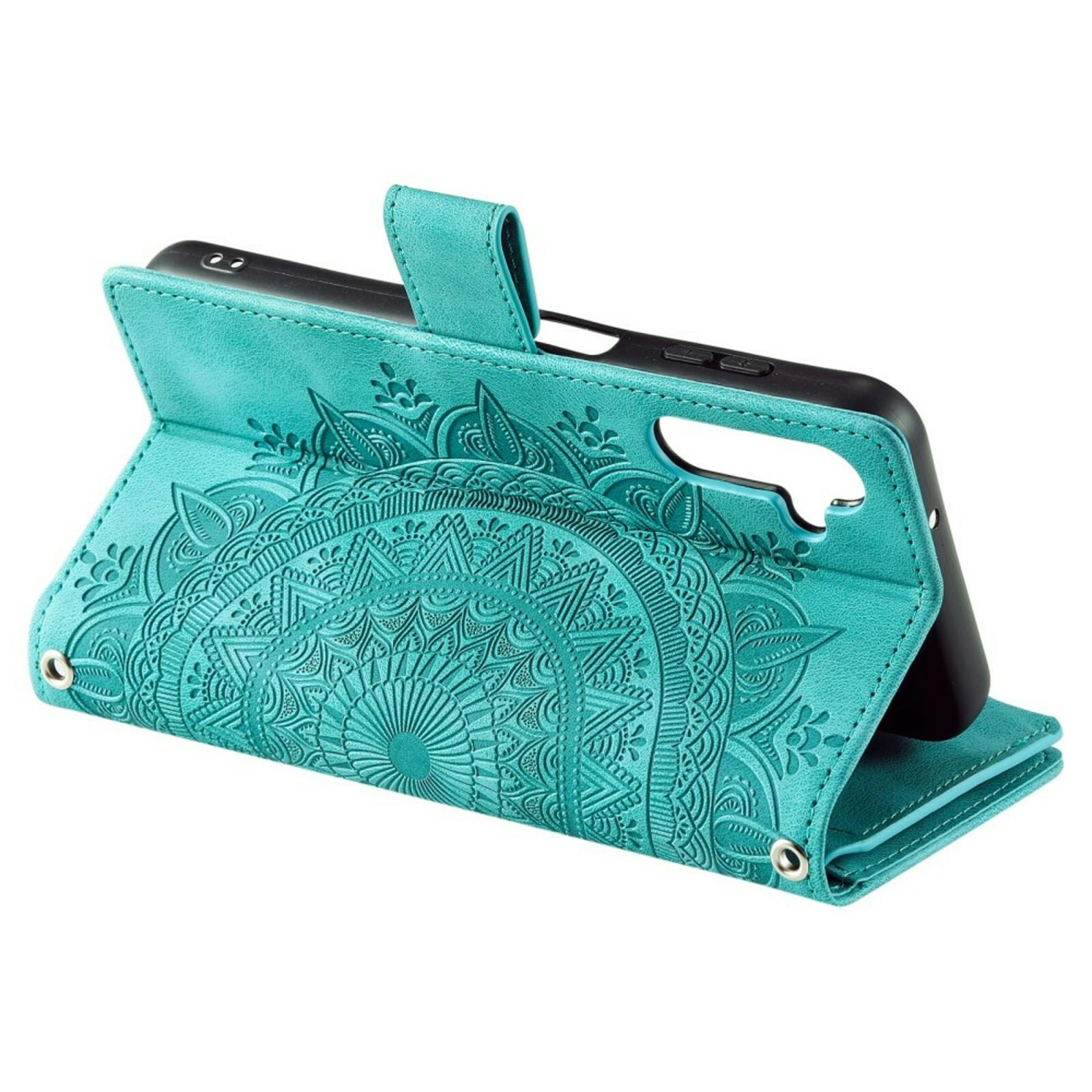Comfycase Samsung Galaxy A16 Mandala Wallet Groen