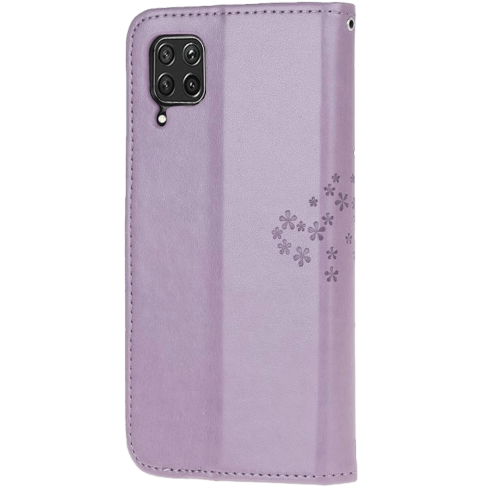 Comfycase Huawei P40 Lite bookcase hoesje uiltjes Paars