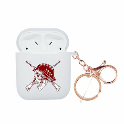 NXE Strass Series AirPods 1/2 Hoesje Skull III Transparant