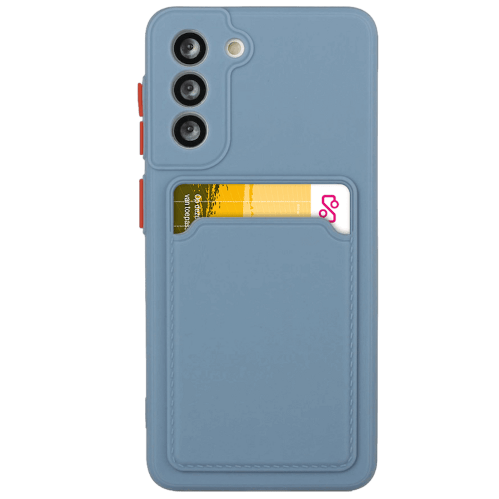 CaseBody Samsung Galaxy A54 Telefoonhoesje met Kaarthouder Blauw