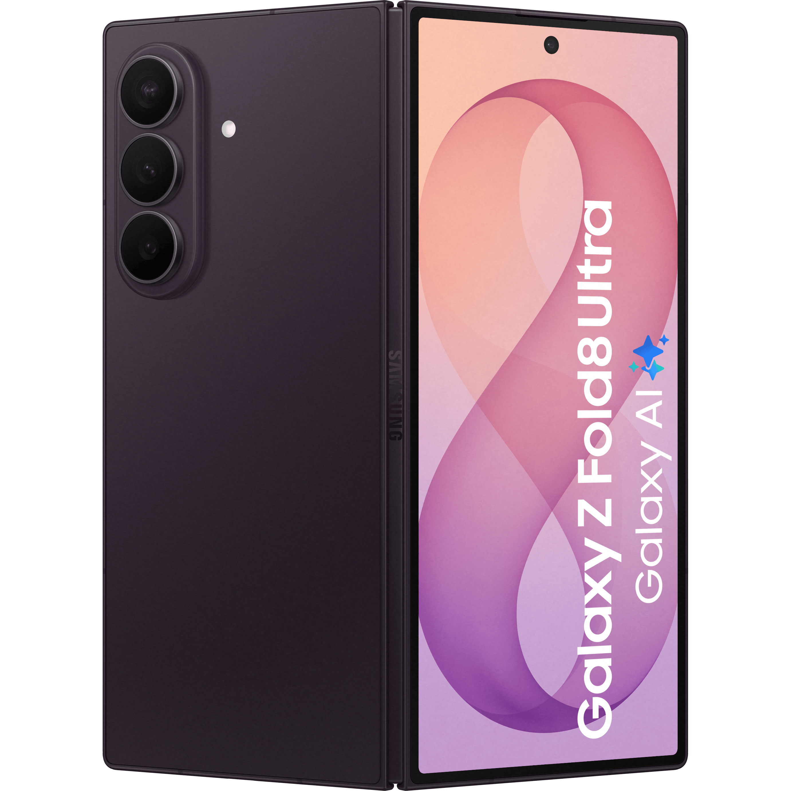 Samsung Galaxy Z Fold8 Ultra 5G Techno Violet - Achterkant