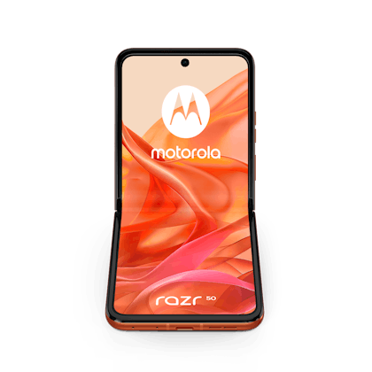 Motorola Razr 50 Spritze Orange - Voorkant