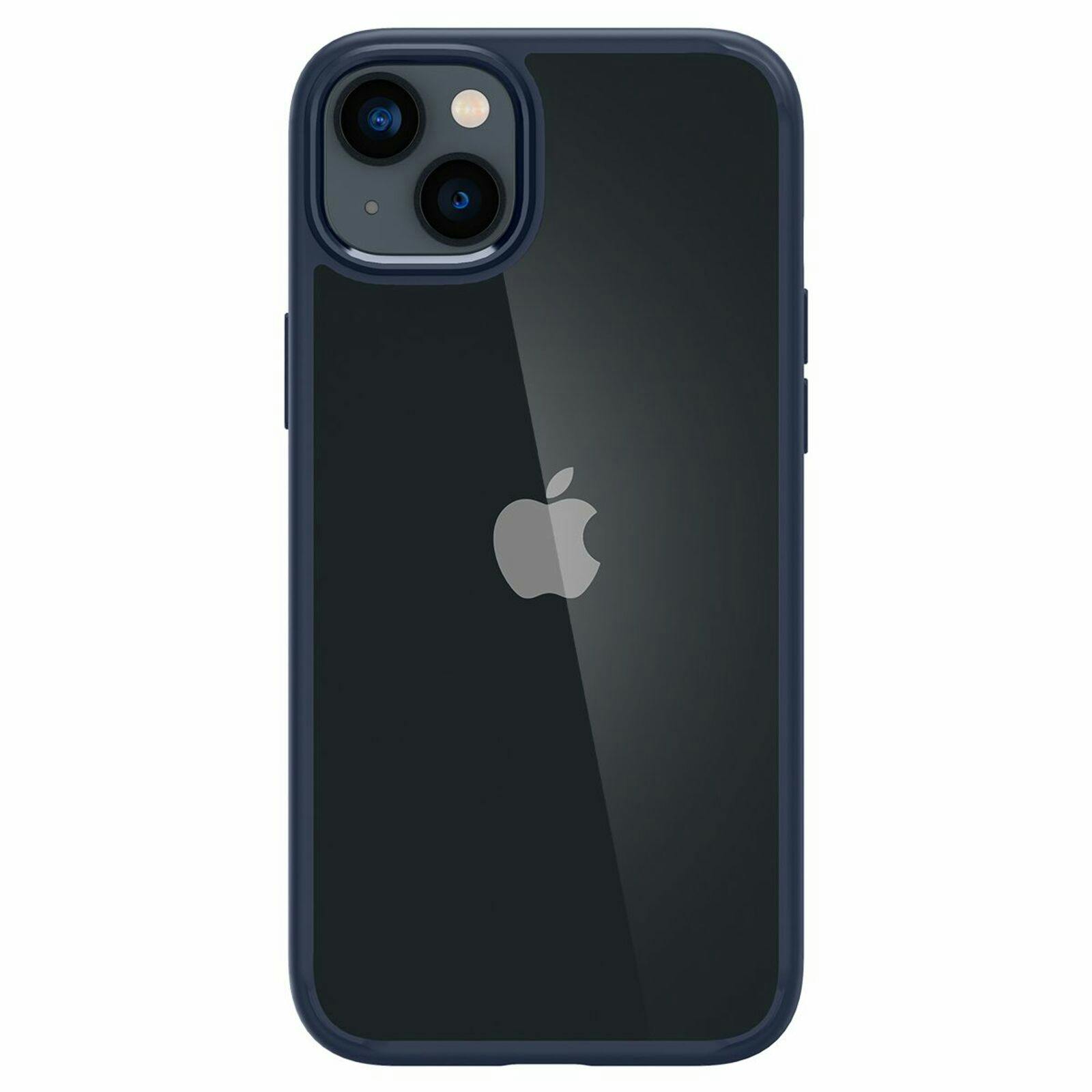 Spigen iPhone 14 Doorzichtig Hard Hoesje Blauw