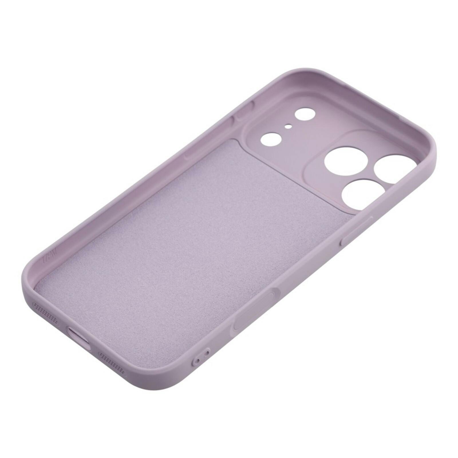 Mocaa Apple iPhone 17 Pro Max Lens Protection Hoesje Paars