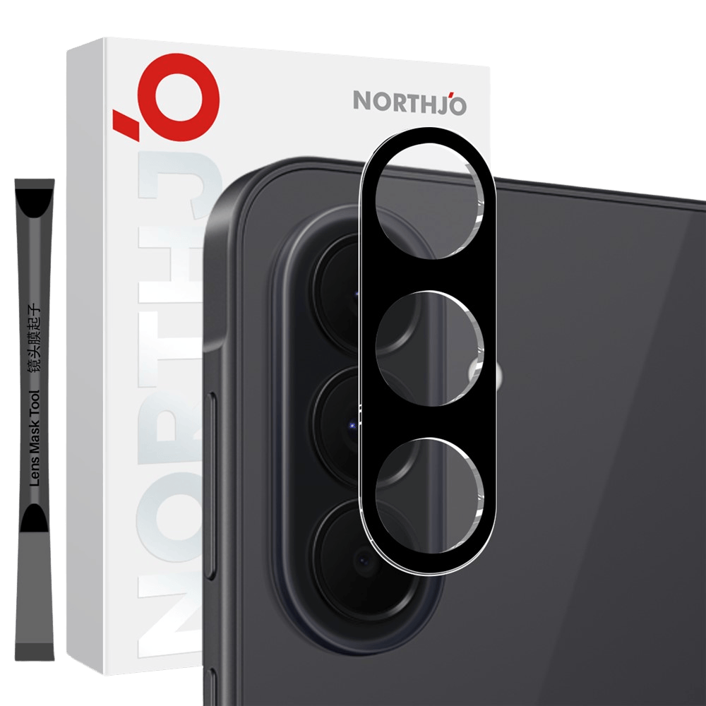 Northjo Samsung Galaxy S26 FE Camera Protector Zwart