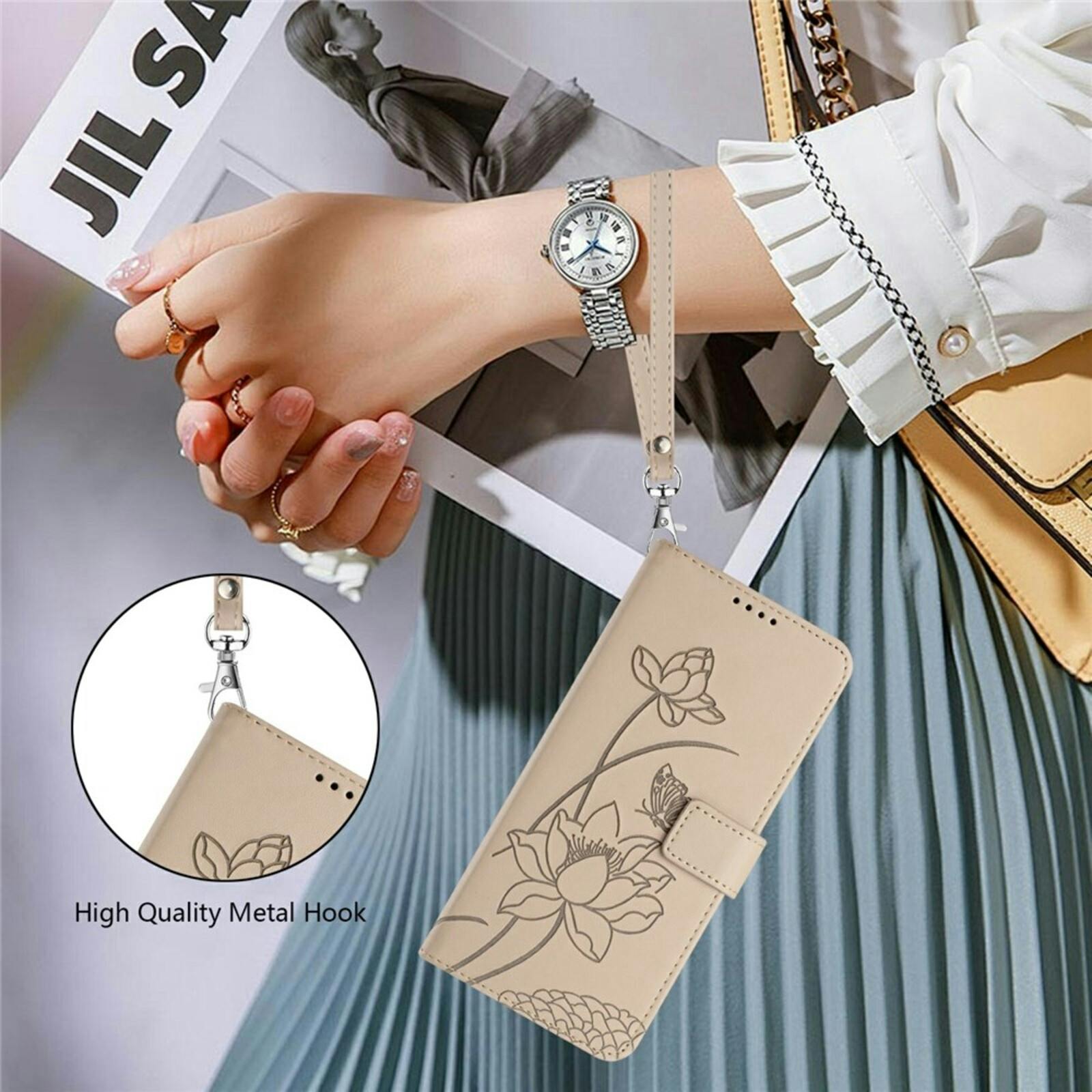 Comfycase Google Pixel 10a Lotus Bookcase Grijs