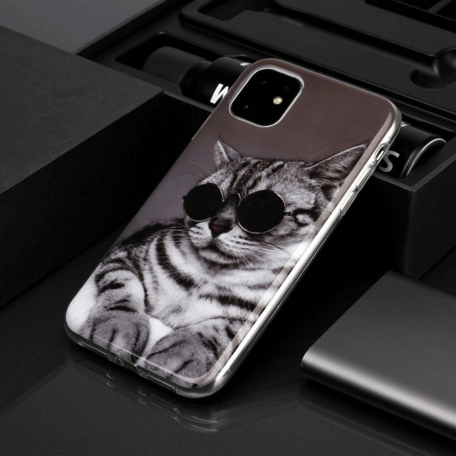 Mocaa iPhone 11 Designz CoolKat Beschermhoesje Meerkleurig