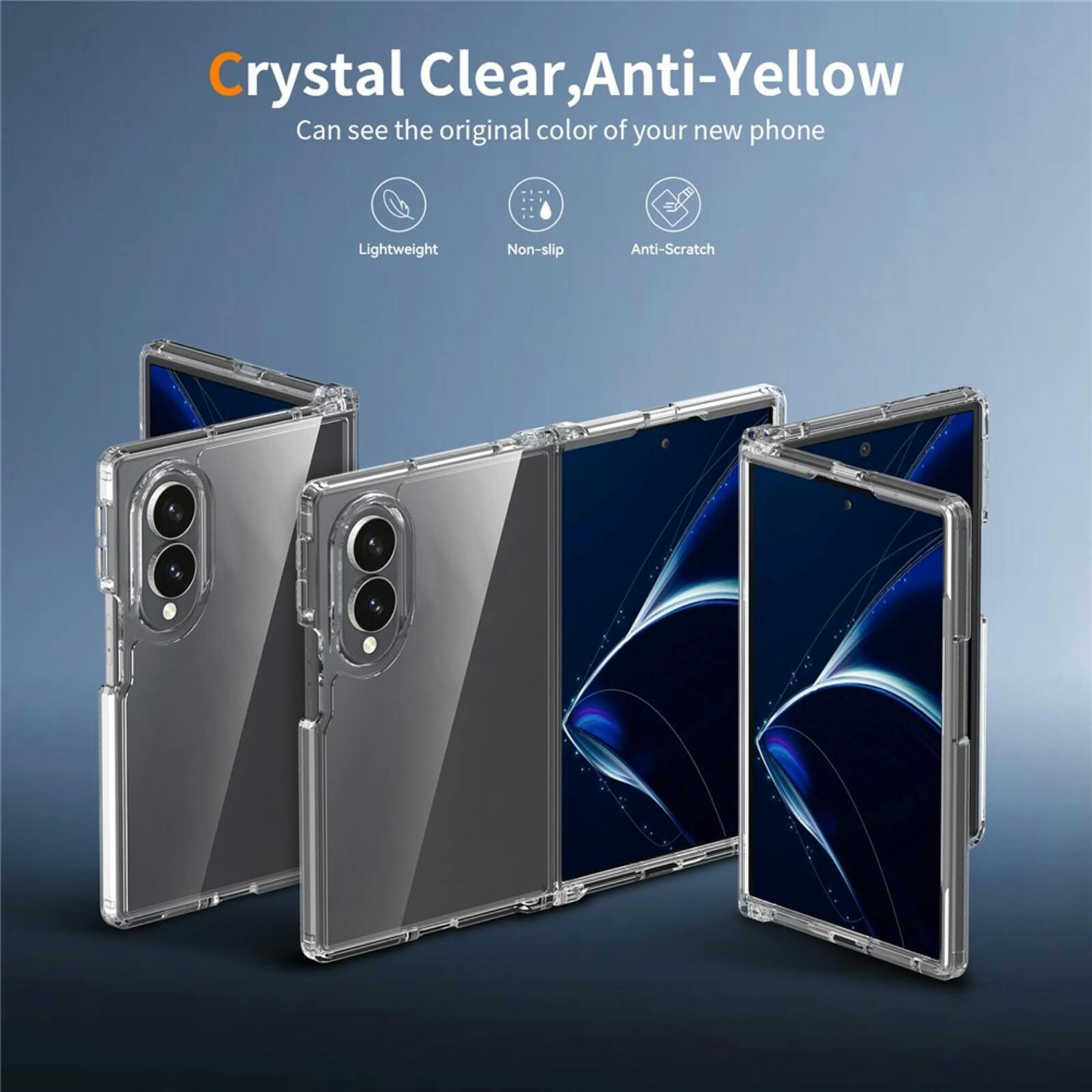 CaseBody Samsung Galaxy Z Fold8 Shockproof Hoesje Transparant