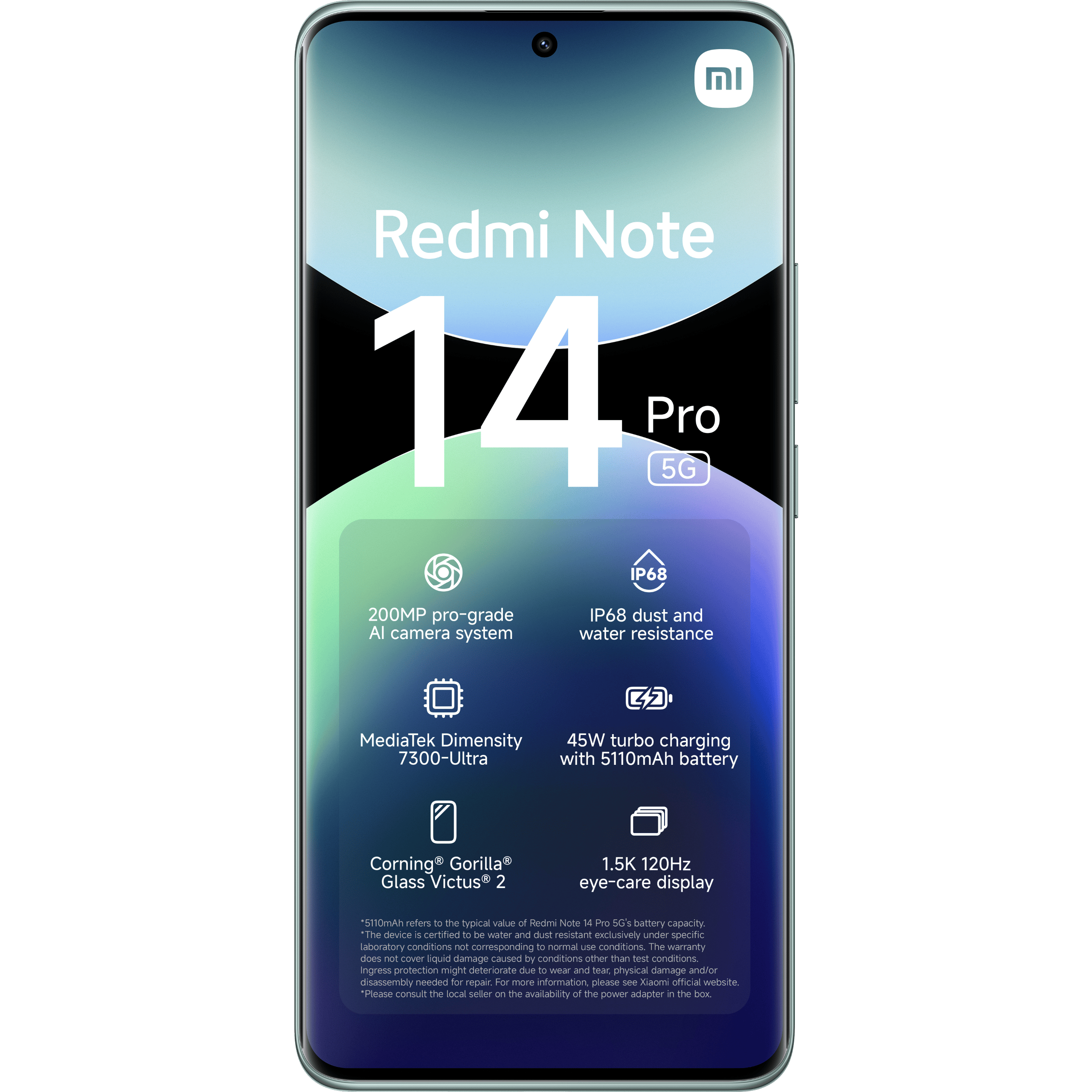 Xiaomi Redmi Note 14 Pro 5G Coral Green