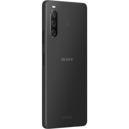 Sony Xperia 10 IV Black - Aanzicht vanaf rechts