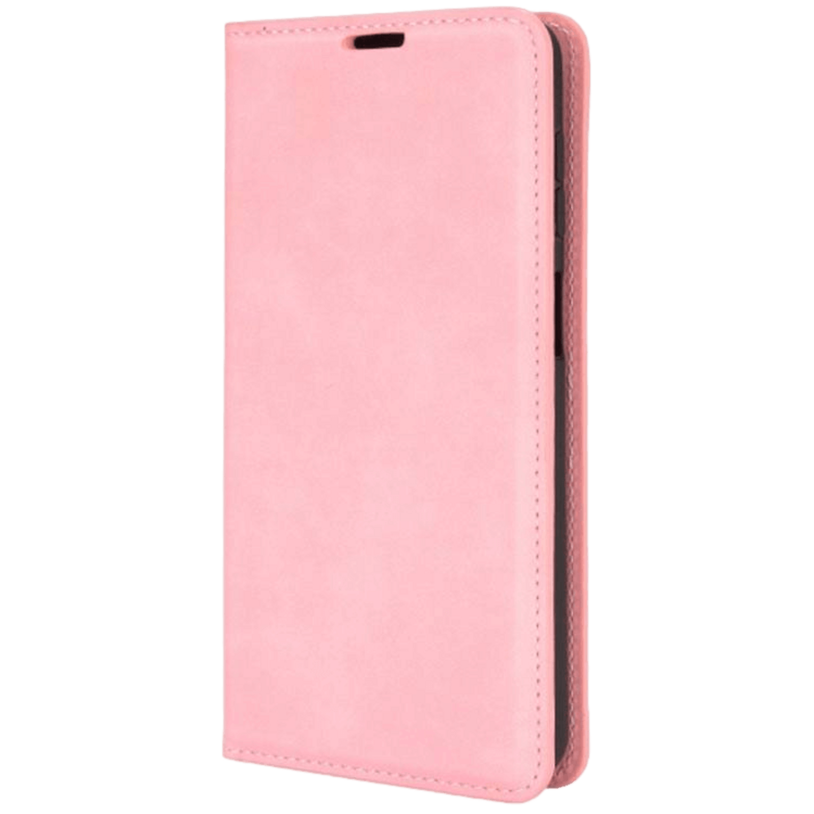 Mocaa Samsung Galaxy A12 Magnetisch Slim Fit Bookcase Hoesje Roze