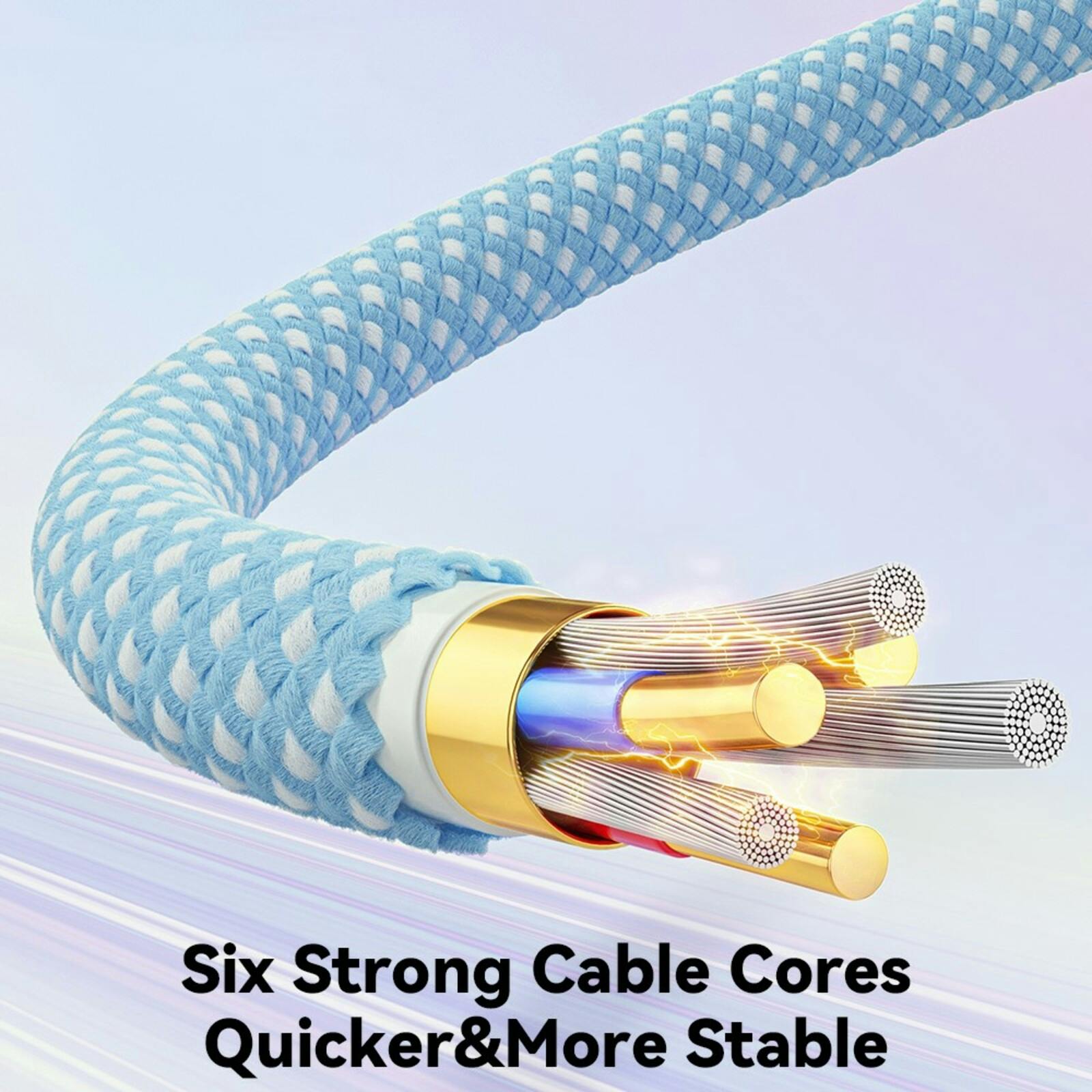 Essager 100W(!) Smartphone en Laptop Data + Oplaadkabel USB-A naar USB-C Zwart 1m