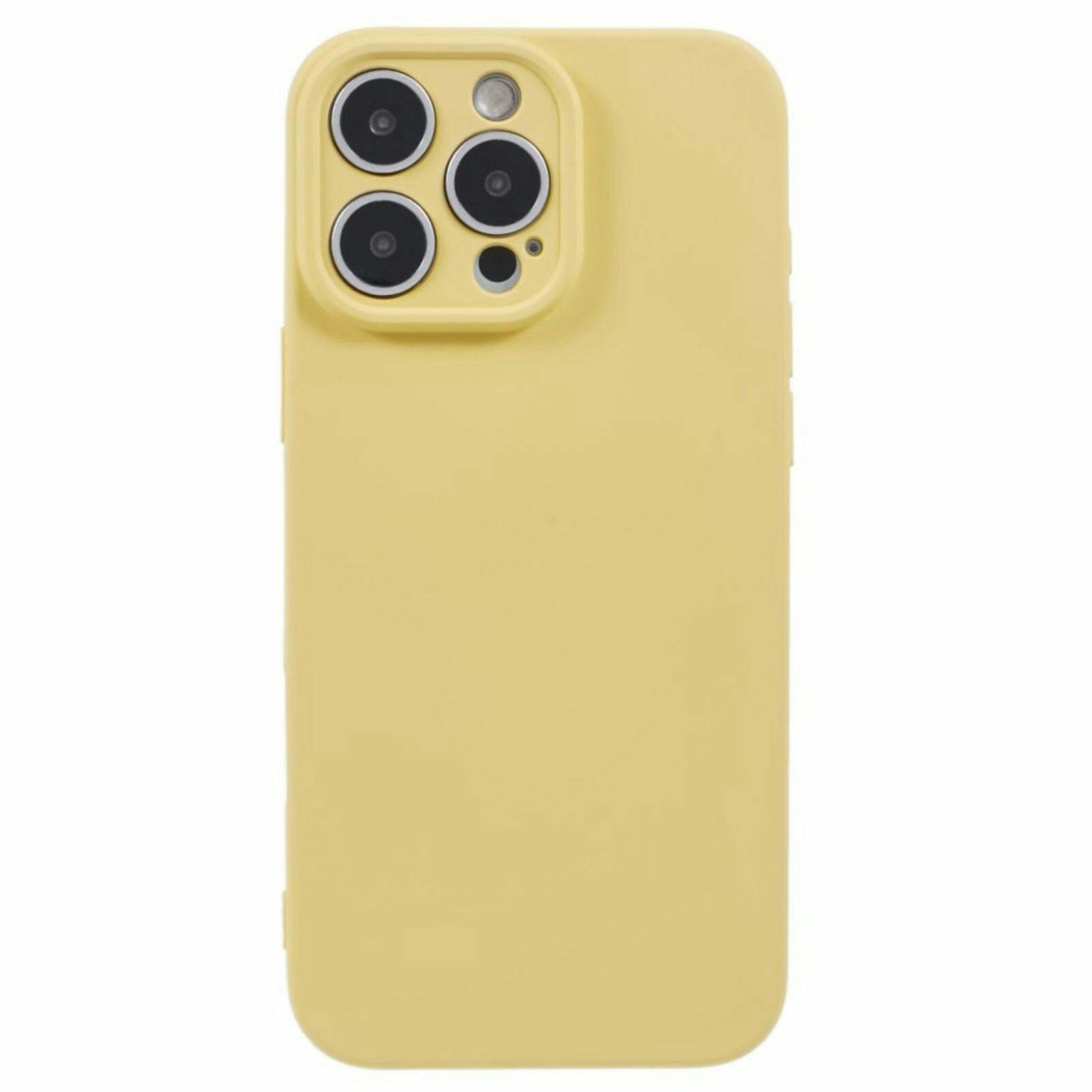 Mocaa Apple iPhone 16 Pro Lens Protection Hoesje Geel