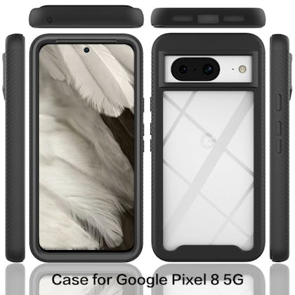 Comfycase Google Pixel 8 Full Protection Cover Zwart