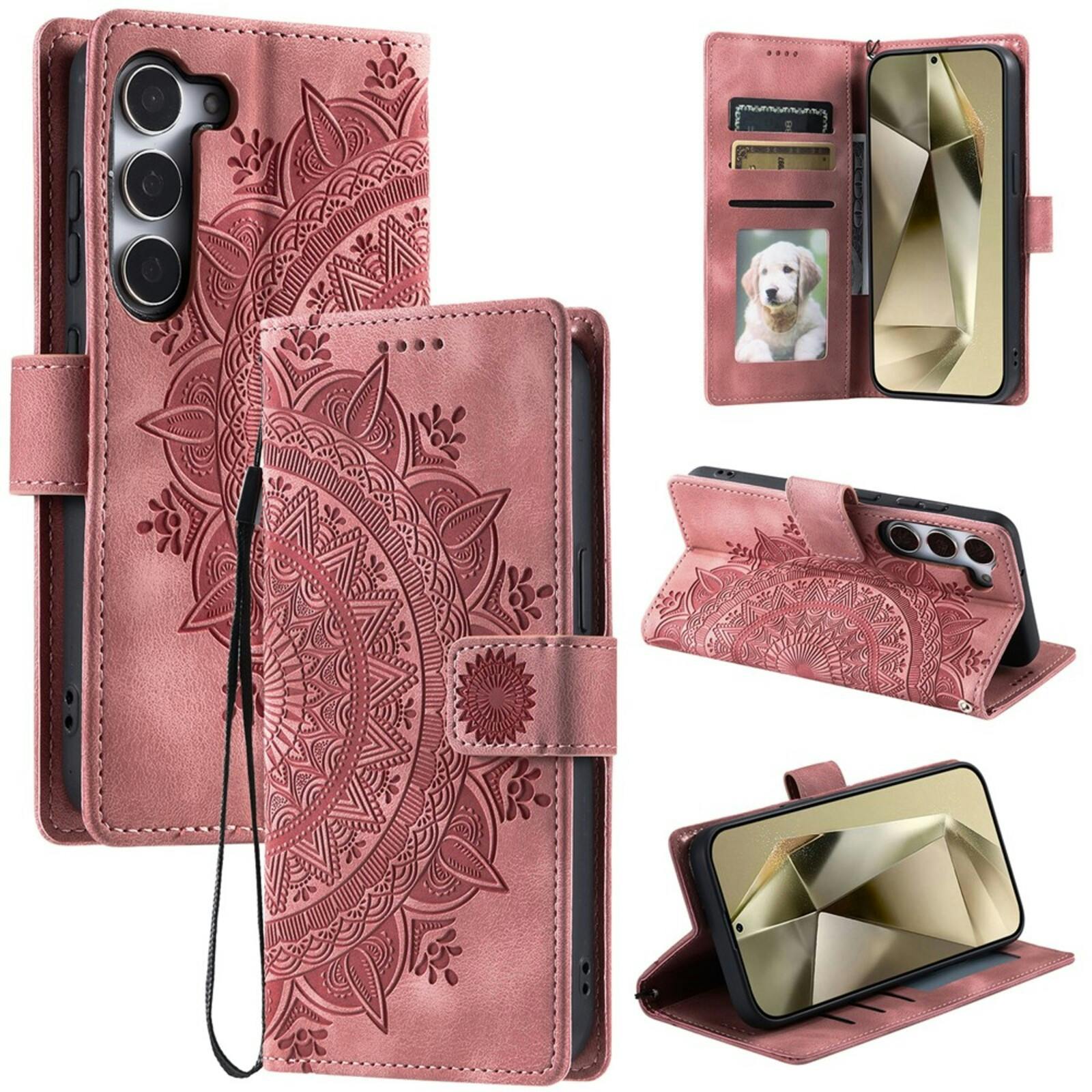 Comfycase Samsung Galaxy S26 Plus Mandala Bookcase Roze