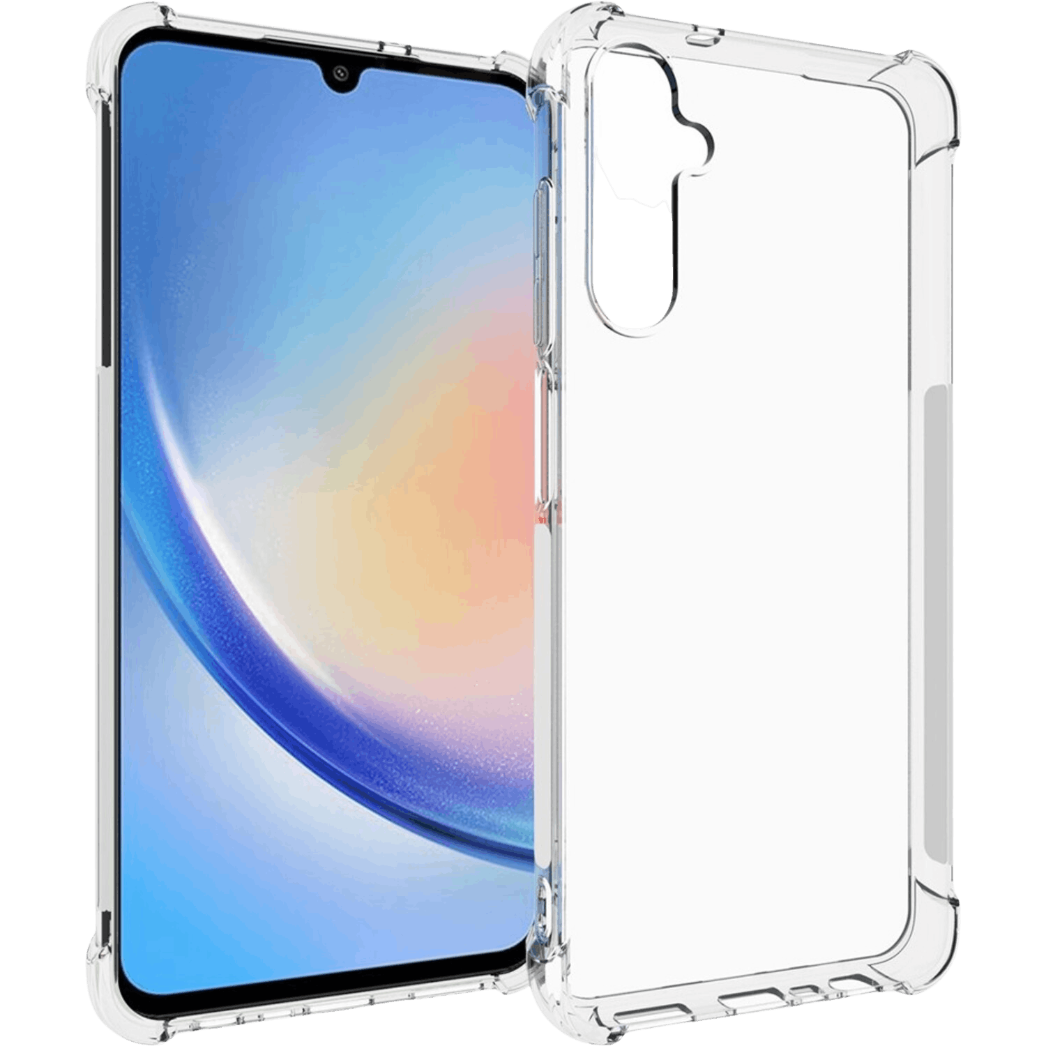 CaseBody Samsung Galaxy A05s Shockproof Hoesje Transparant