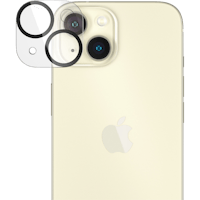 PanzerGlass iPhone 15 (Plus) Camera Screenprotector Transparant - Voorkant