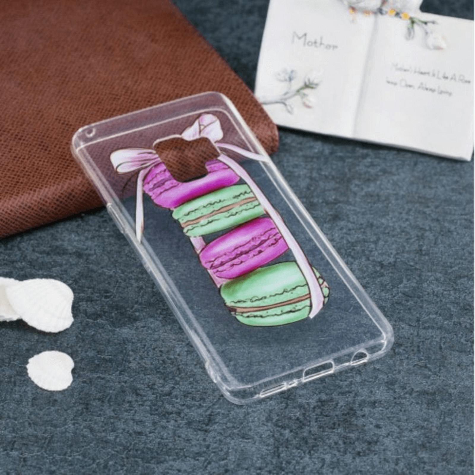 Mocaa Samsung Galaxy S9 Hoesje Macarons Meerkleurig