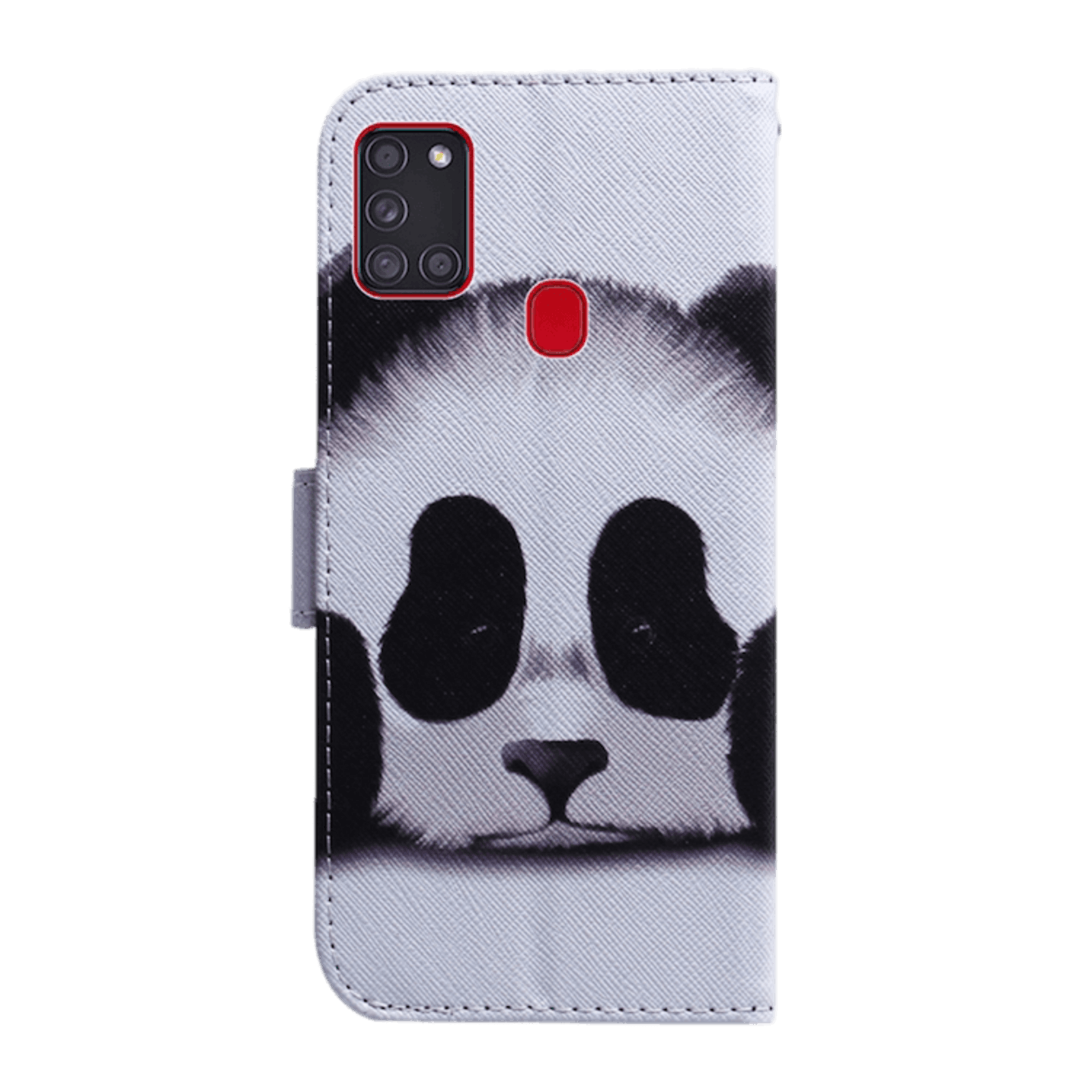 Comfycase Samsung Galaxy A21s Bookcase Hoesje Panda Meerkleurig