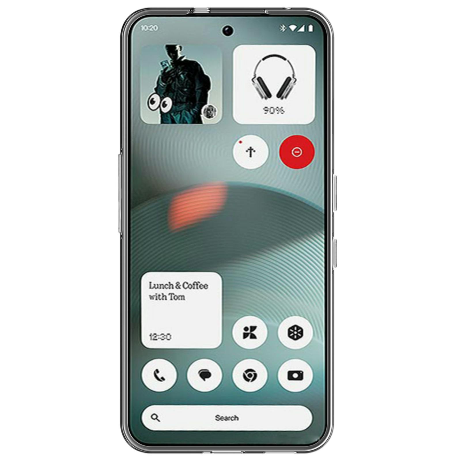 Just in Case Nothing Phone (3) TPU Hoesje Transparant