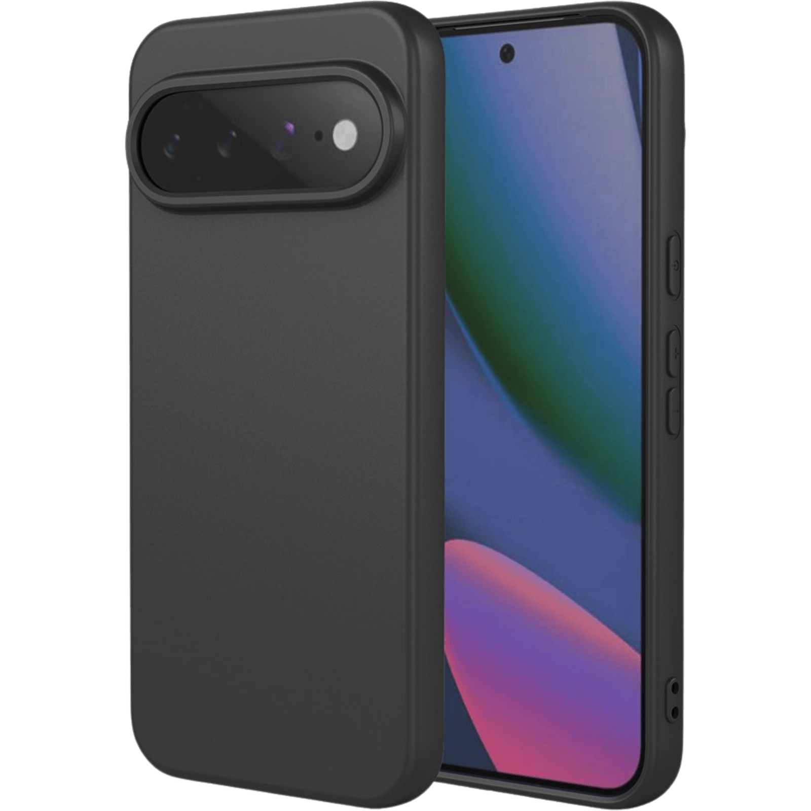 Mocaa Google Pixel 11 Pro XL Siliconen Hoesje Zwart