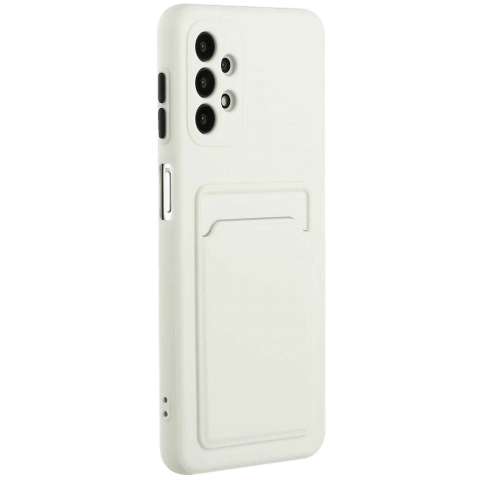 CaseBody Samsung Galaxy A52(s) Telefoonhoesje met Kaarthouder Wit