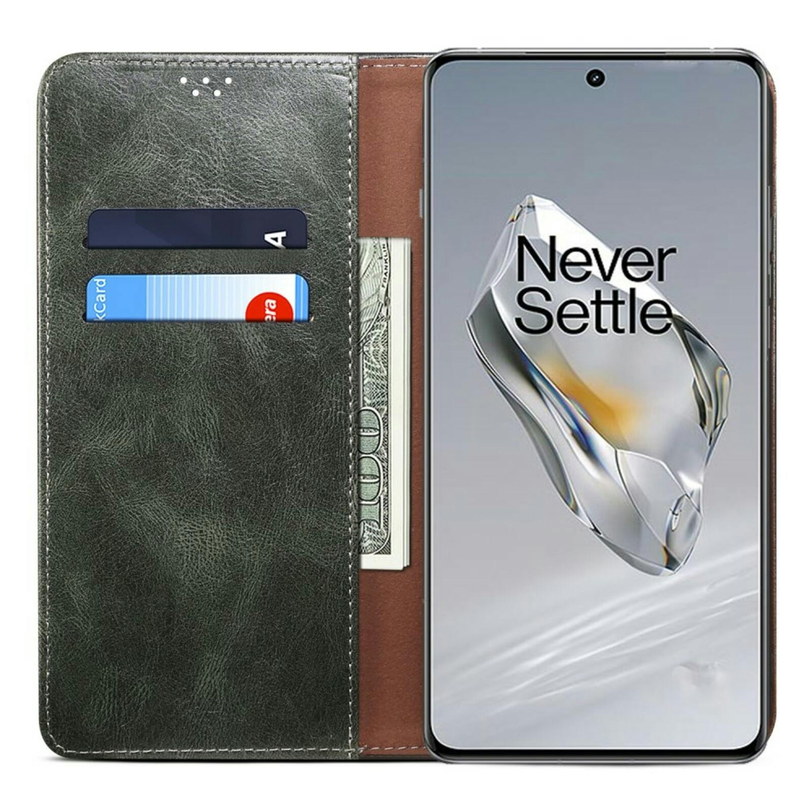 CaseBody OnePlus 12 Retro Bookcase Groen