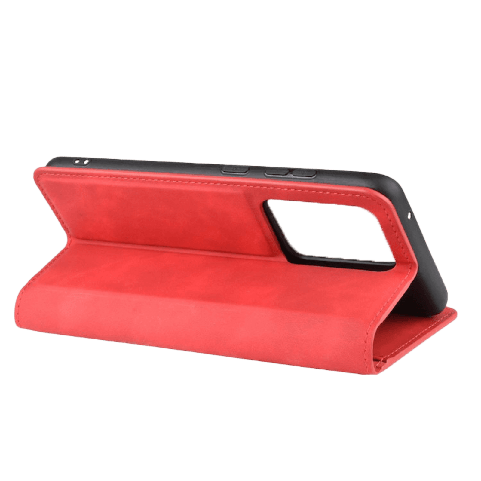 Mocaa Samsung Galaxy S20 Ultra Magnetisch Slim Fit Bookcase Hoesje Rood