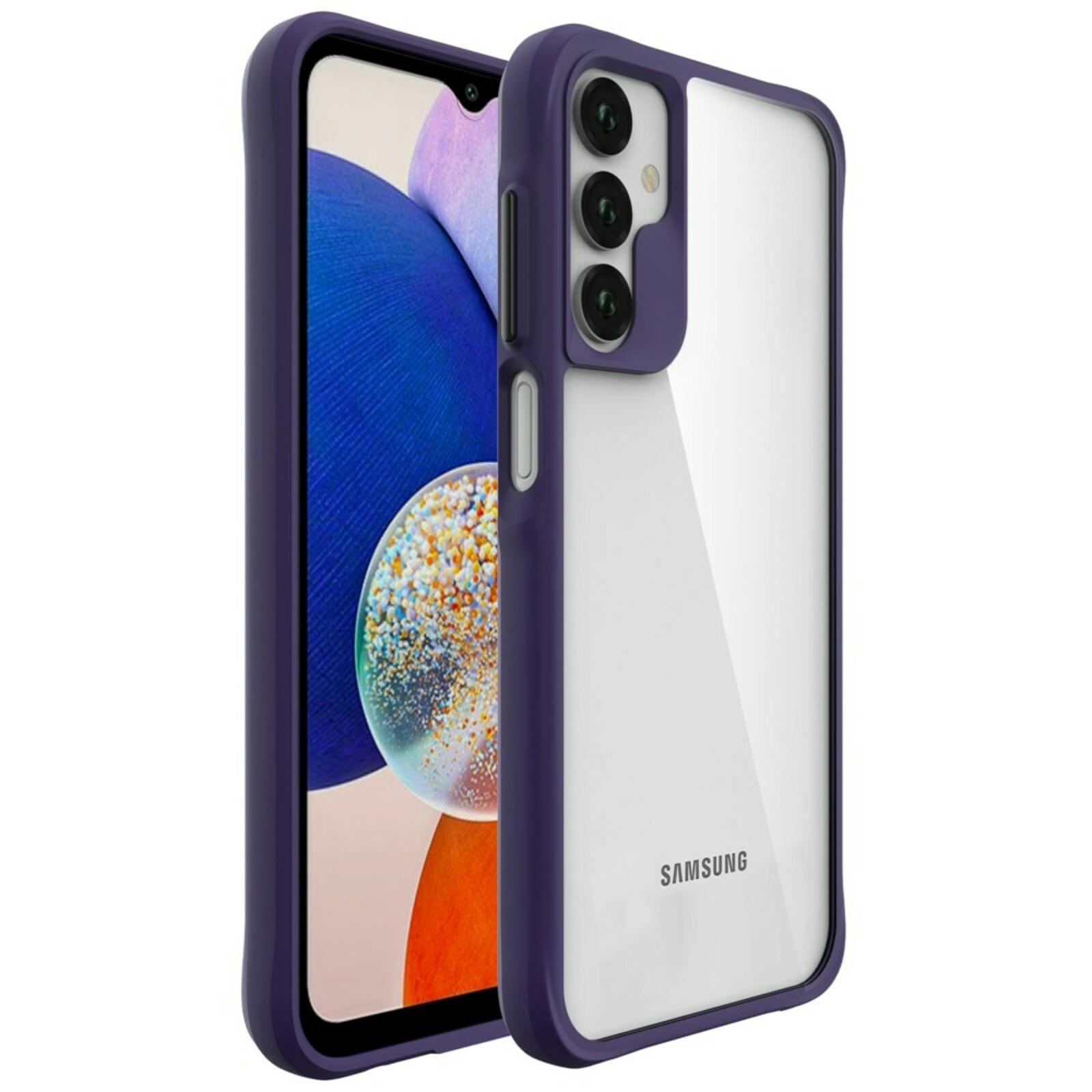 CaseBody Samsung A15 Combat X Beschermhoesje Paars