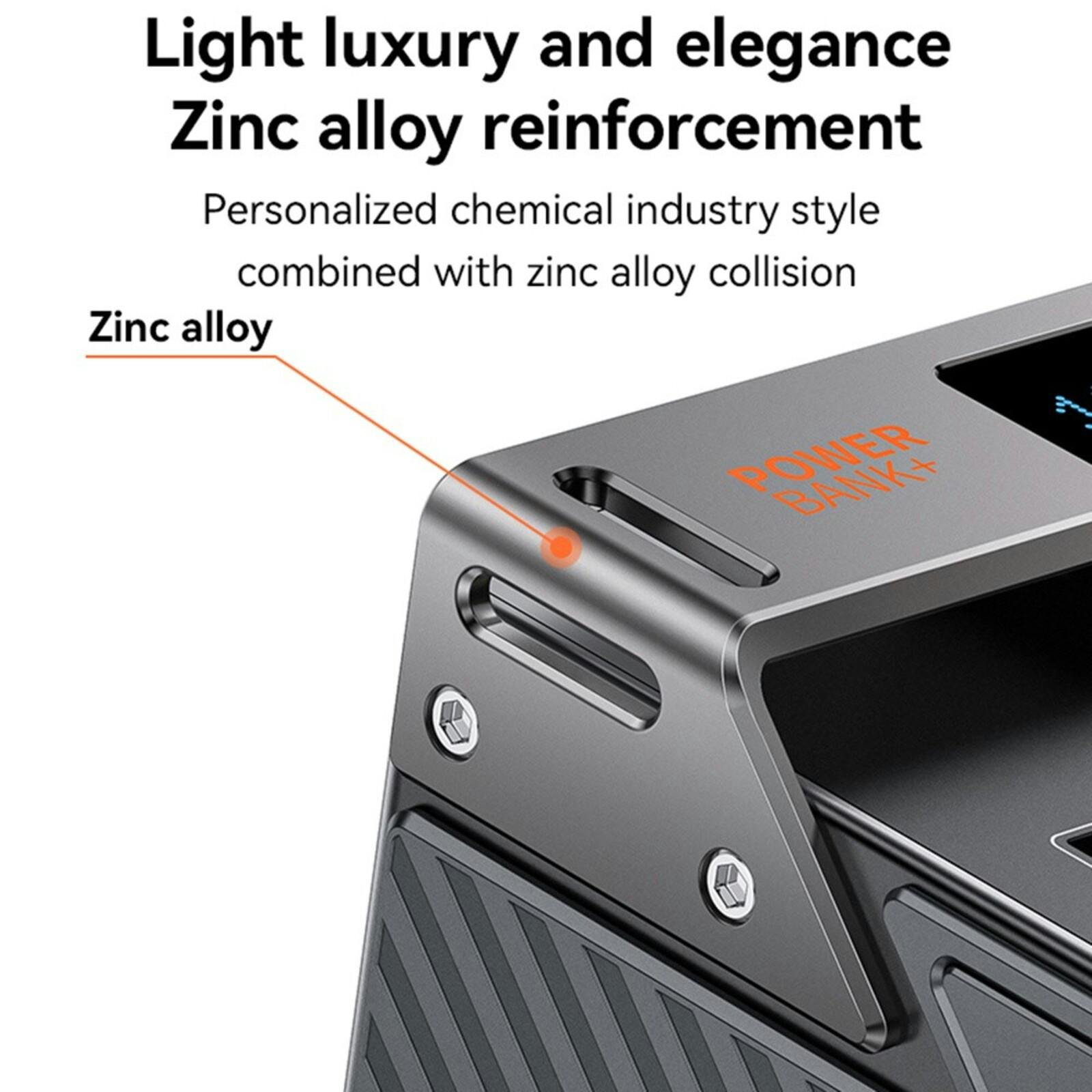 Yesido Supercharge 50.000mAh Power Station Zwart 50.000 mAh