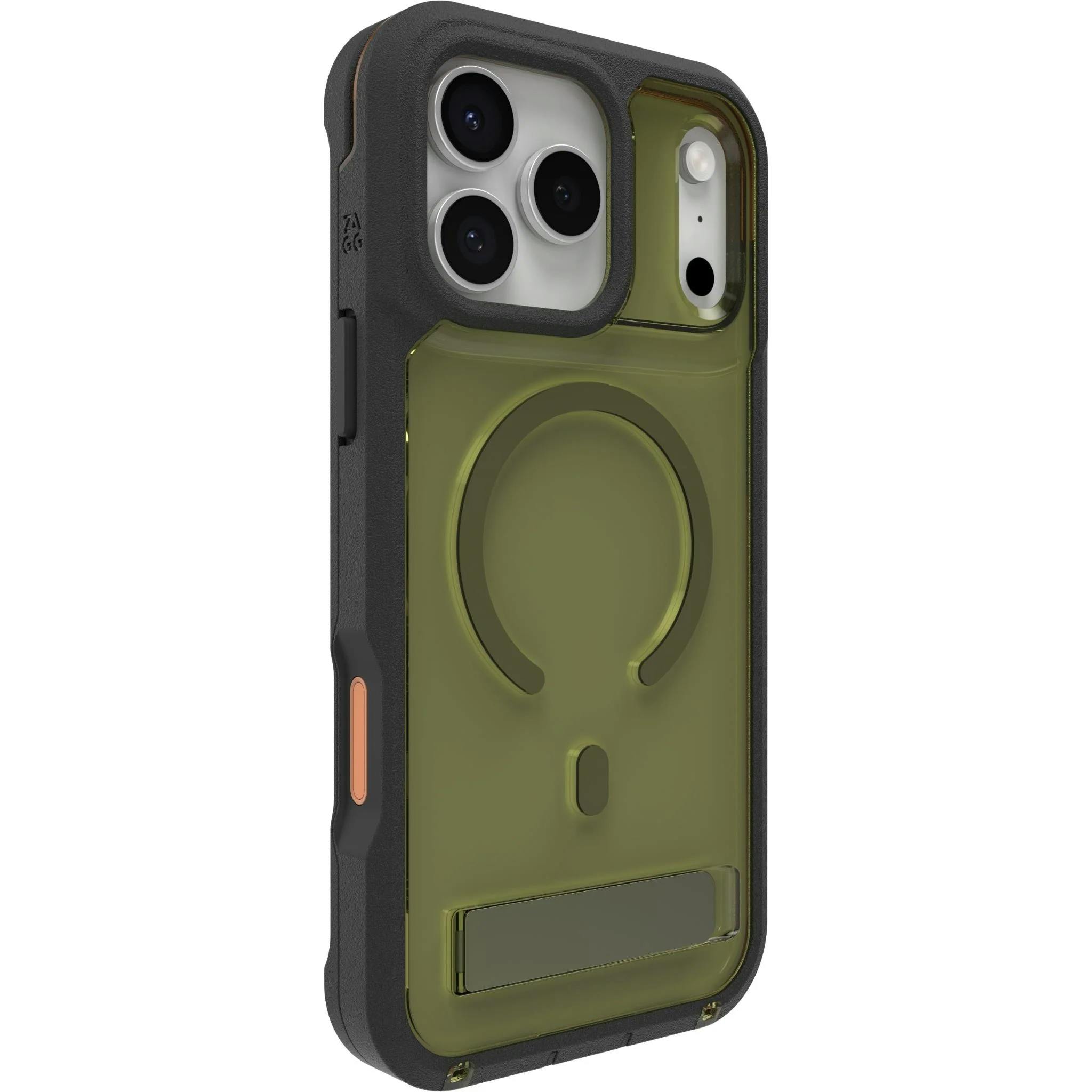 ZAGG iPhone 17 Pro Max MagSafe Rainier Kickstand Case Khaki
