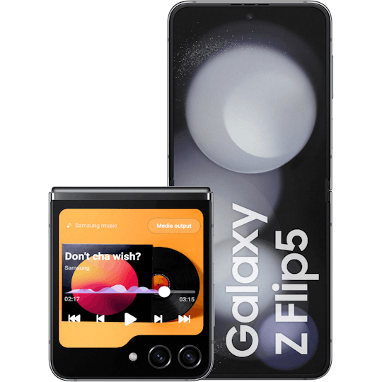 Samsung Galaxy Z Flip5 5G Graphite - Voorkant & achterkant