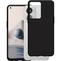 Just in Case OnePlus Nord 2T Siliconen (TPU) Hoesje Black - Voorkant