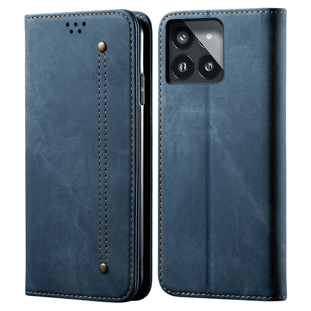 CaseBody POCO X6 Pro Denim Bookcase Blauw