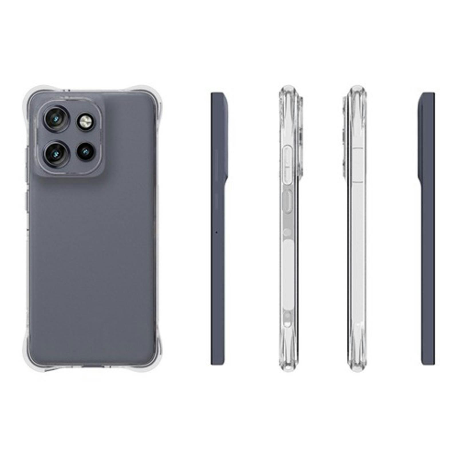 CaseBody Motorola Edge 50 Neo 5G Shockproof Hoesje Transparant