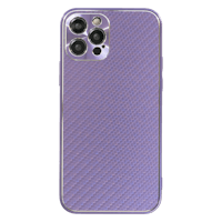 CaseBody Iphone 11 Carbon Metal Frame Paars
