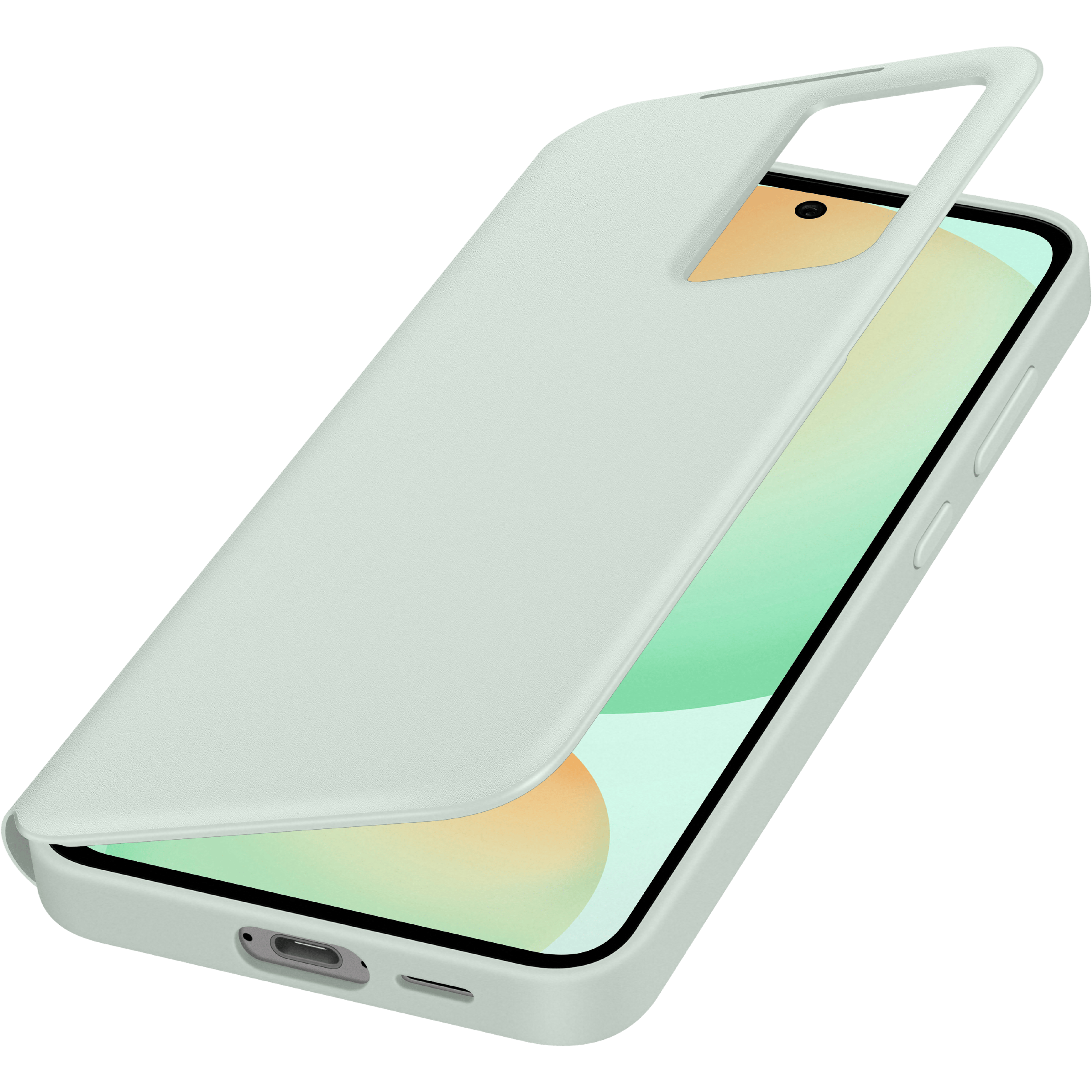 Samsung Galaxy S24 FE Smart View Wallet Hoesje Mint