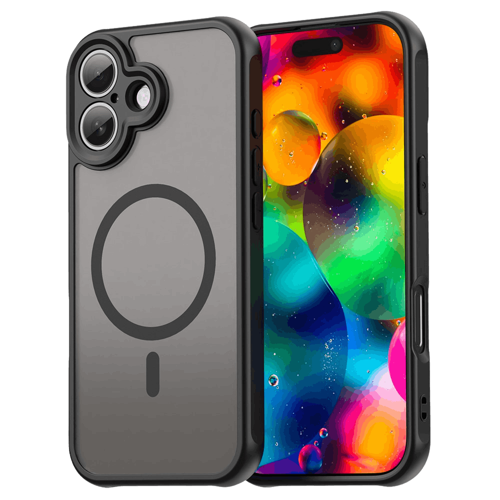 Mocaa Apple iPhone 17 Slim Anti-Shock MagSafe Hoesje Zwart