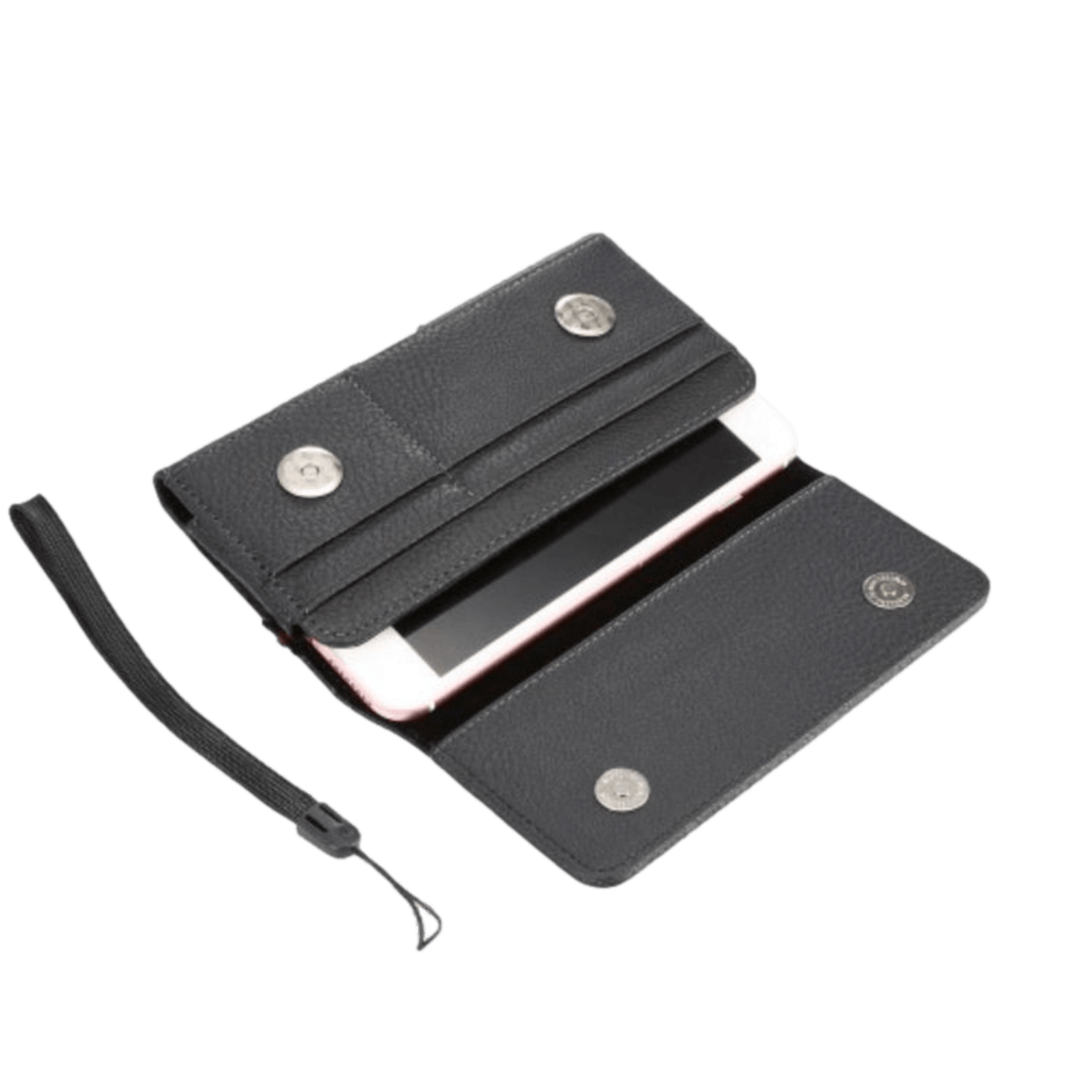 ShineColors Riem Hoesje Met Ruimte Voor Pasjes Zwart XL