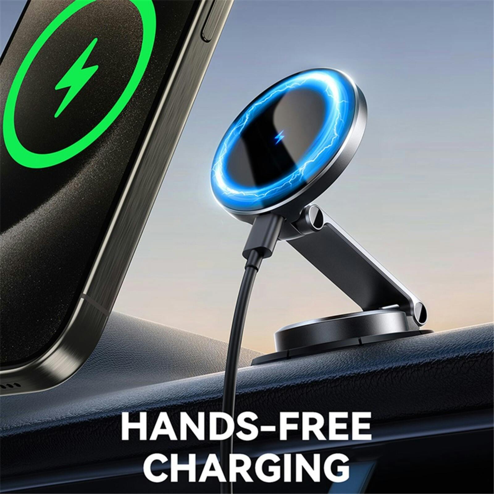 Joyroom 15W Foldable Magnetic Wireless Car Charger Holder