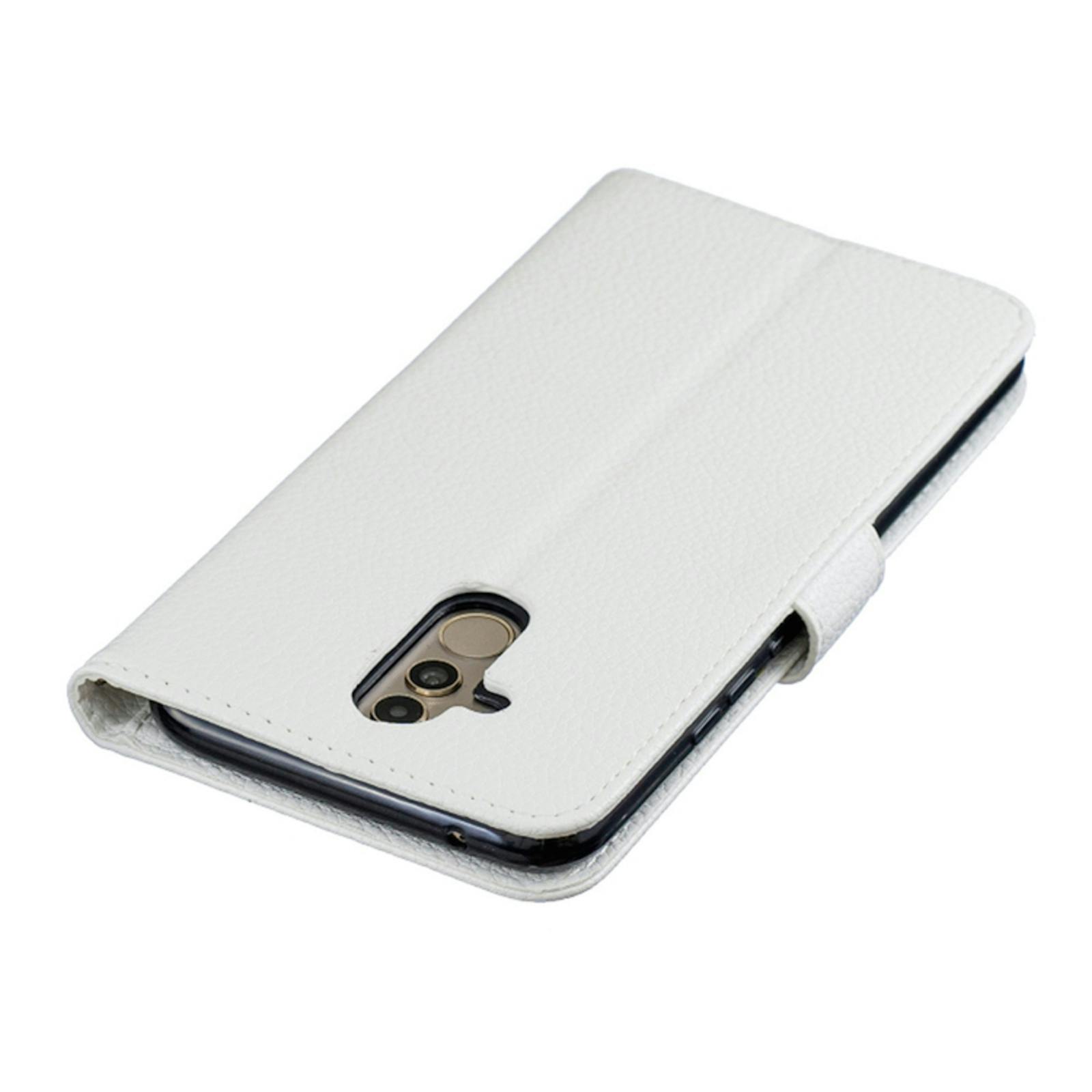 Mocaa Huawei Mate 20 Lite Bling Bookcase Hoesje Vlinders Wit