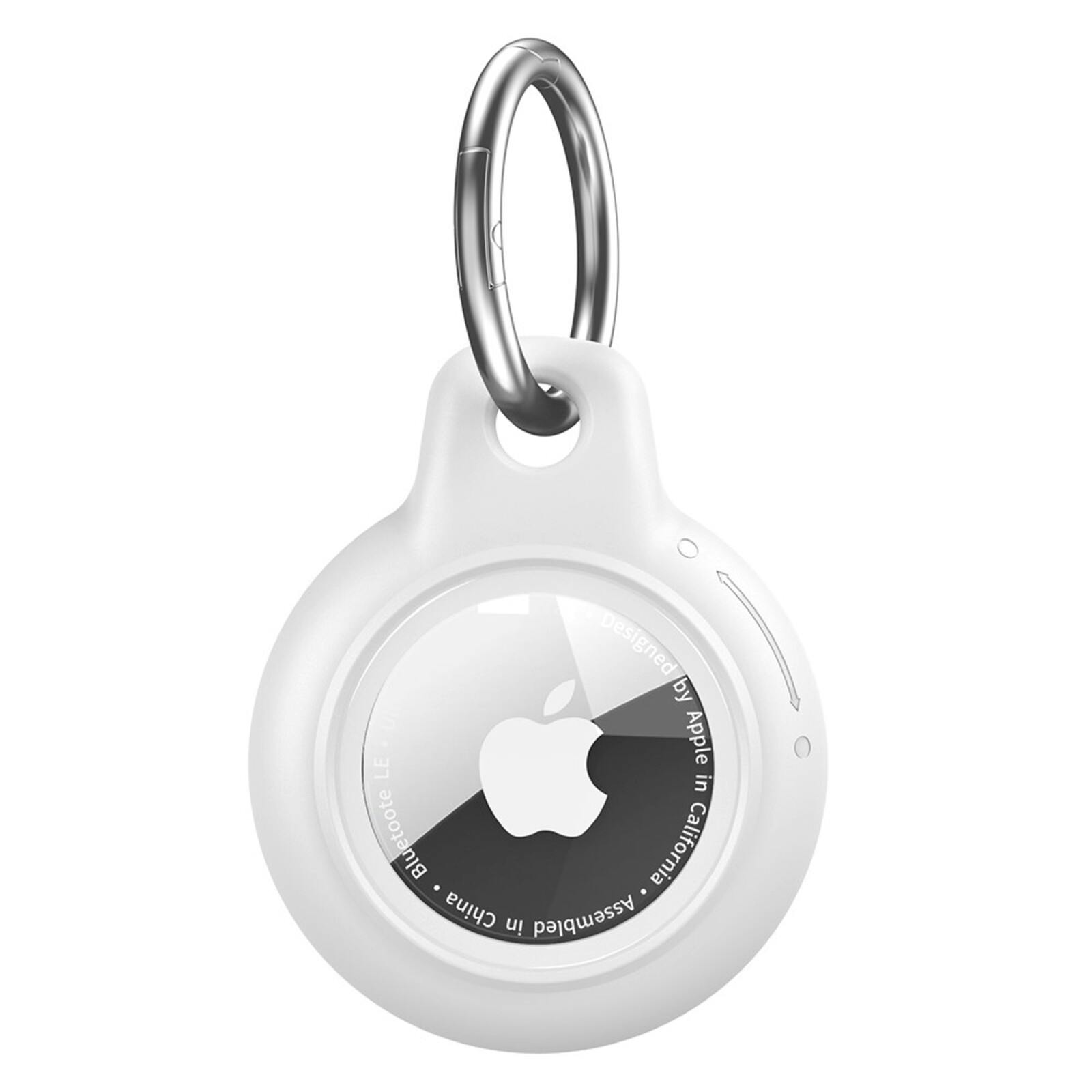 CaseBody AirTag Hardcase Sleutelhanger Wit