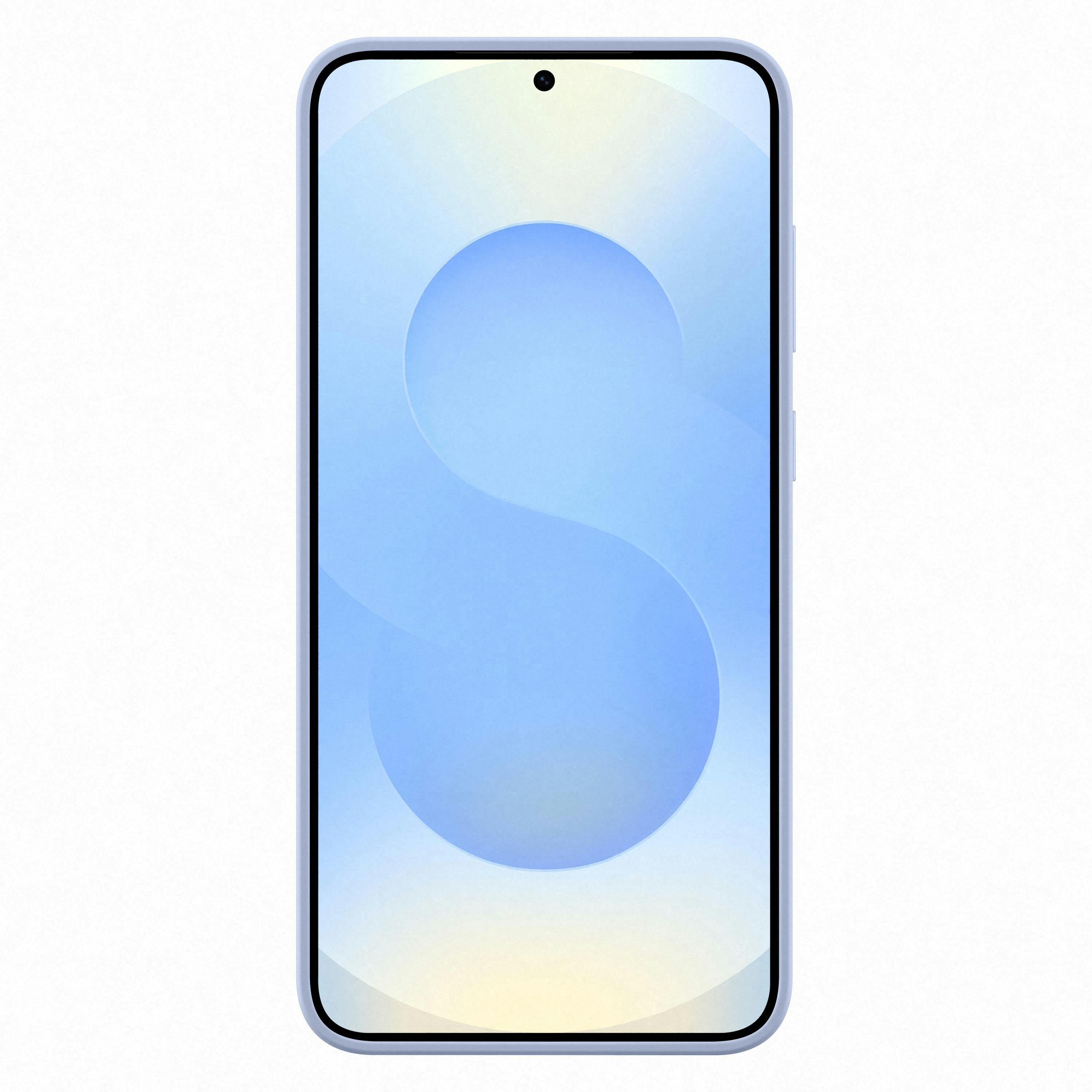 Samsung Galaxy S25 Plus Siliconen Hoesje Licht blauw