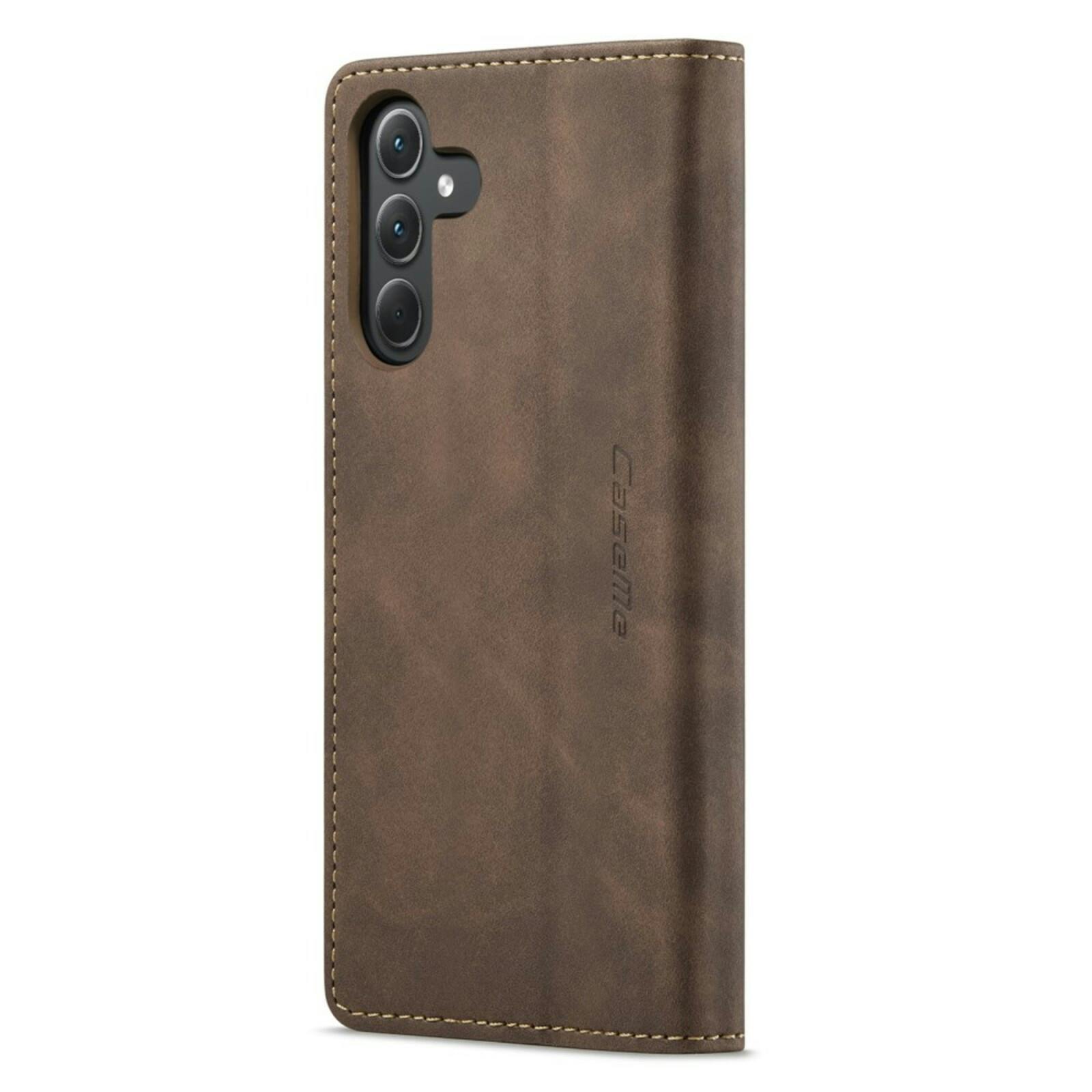 Caseme Samsung A35 Business Wallet Hoesje Bruin