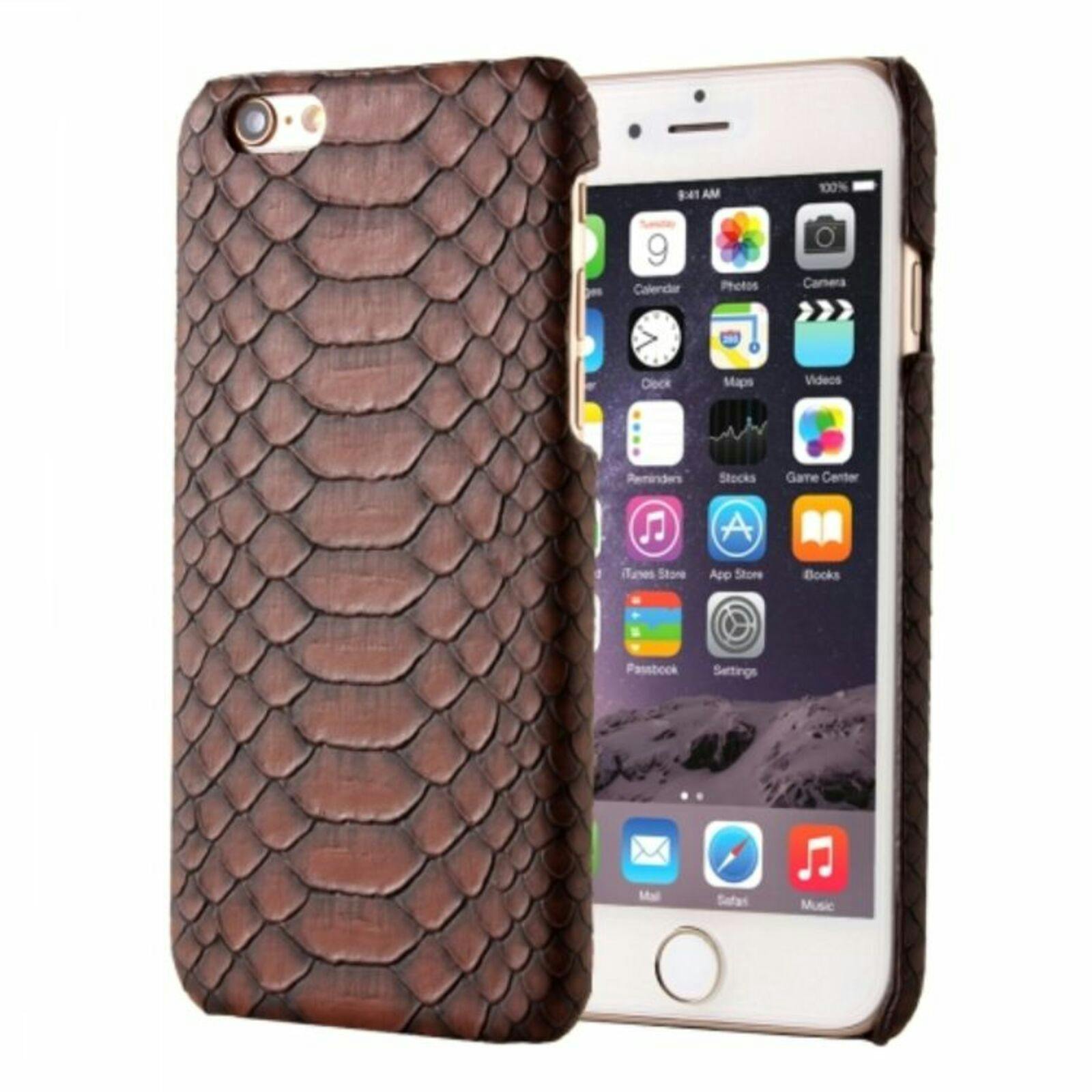 CaseBody iPhone 6 Plus / 6s Plus Snakeskin Hoesje Bruin