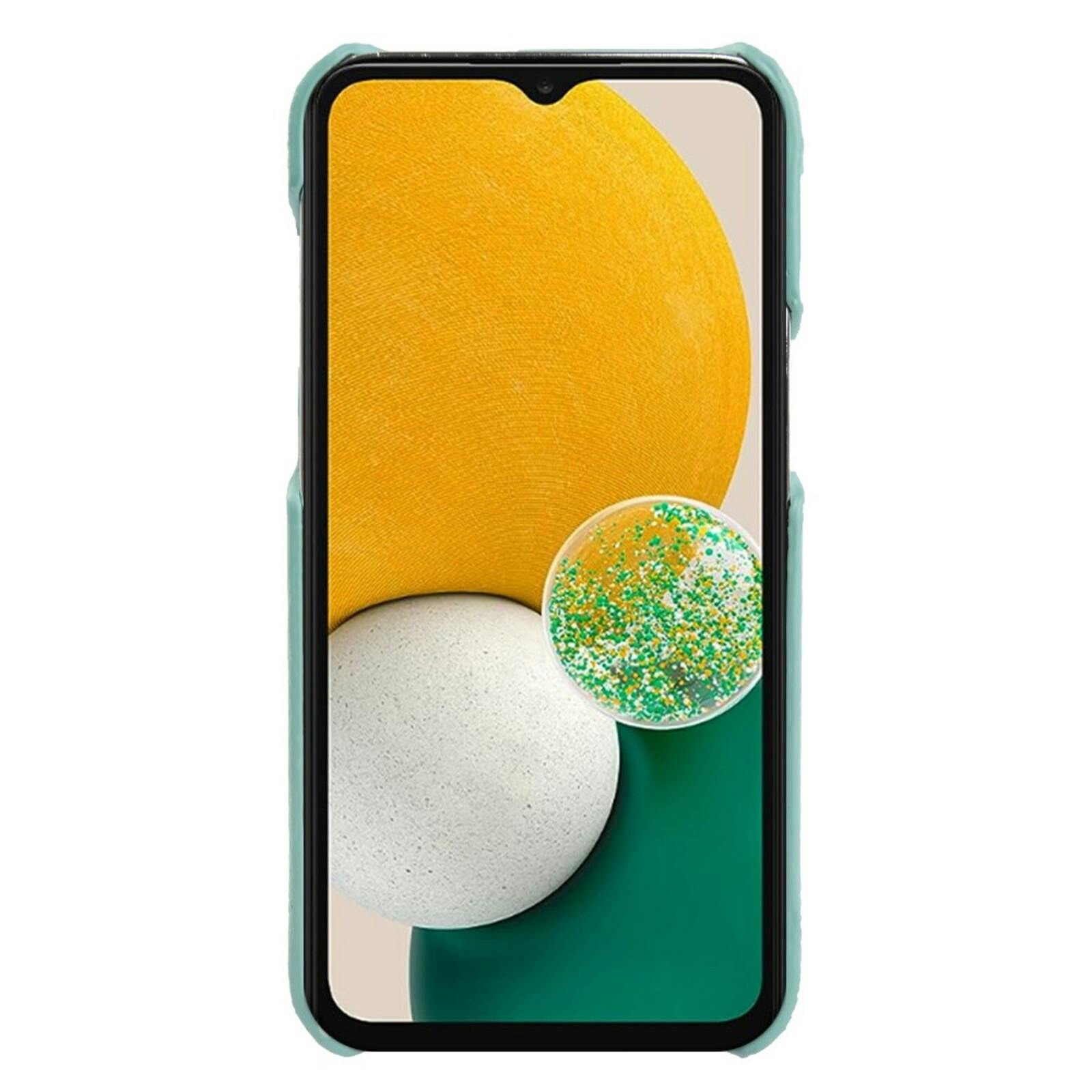 Fashion Samsung Galaxy A57 Magnetisch Hoesje Echt Leer Groen