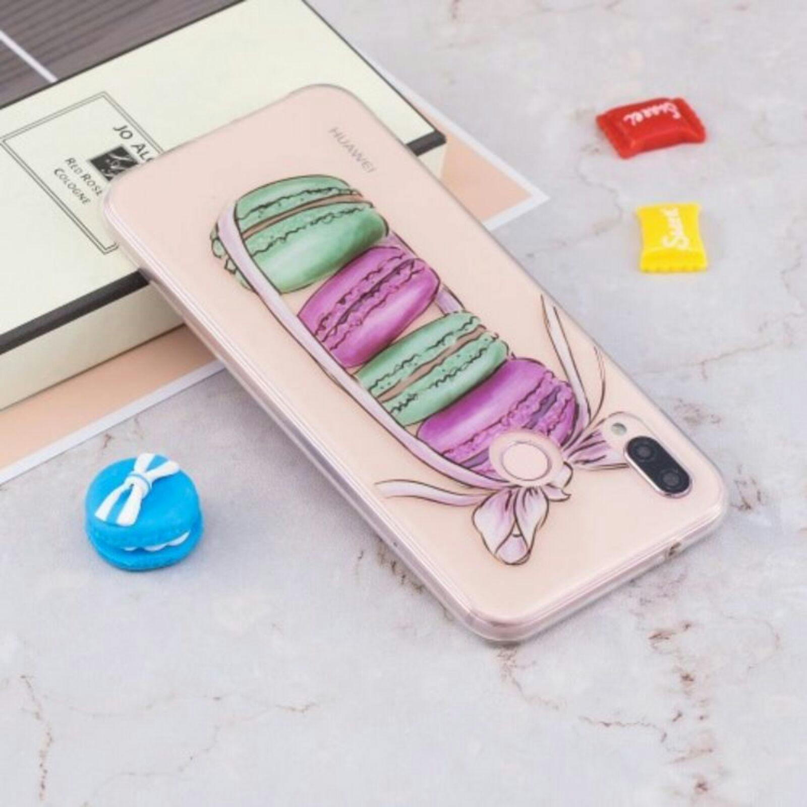 Mocaa Huawei P20 Lite Hoesje Macarons Meerkleurig